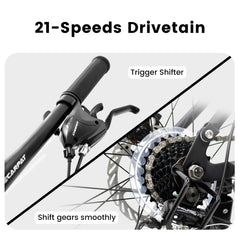 Ecarpat 26-Inch Mountain Bike Disc Brake