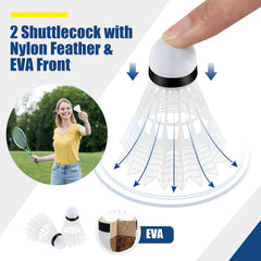 Adjustable Badminton Net Stand Portable Carry Bag