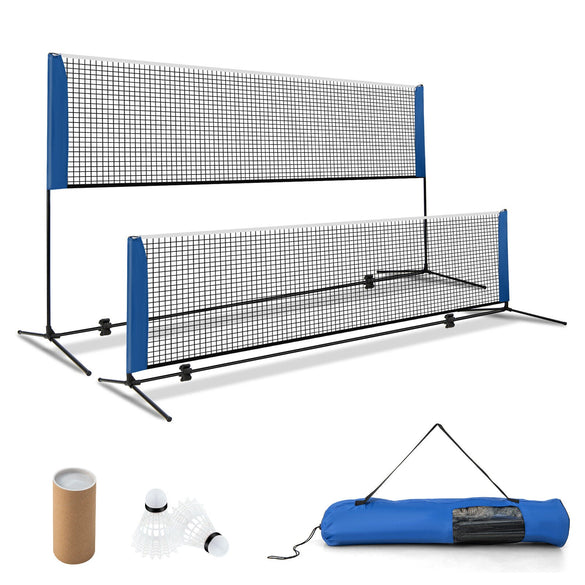 Adjustable Badminton Net Stand Portable Carry Bag