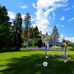 Mini Foldable Soccer Set Detachable Posts Kids Game