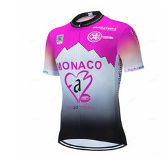 Men's Purple Cycling Suit Short Sleeve Mountain Bike