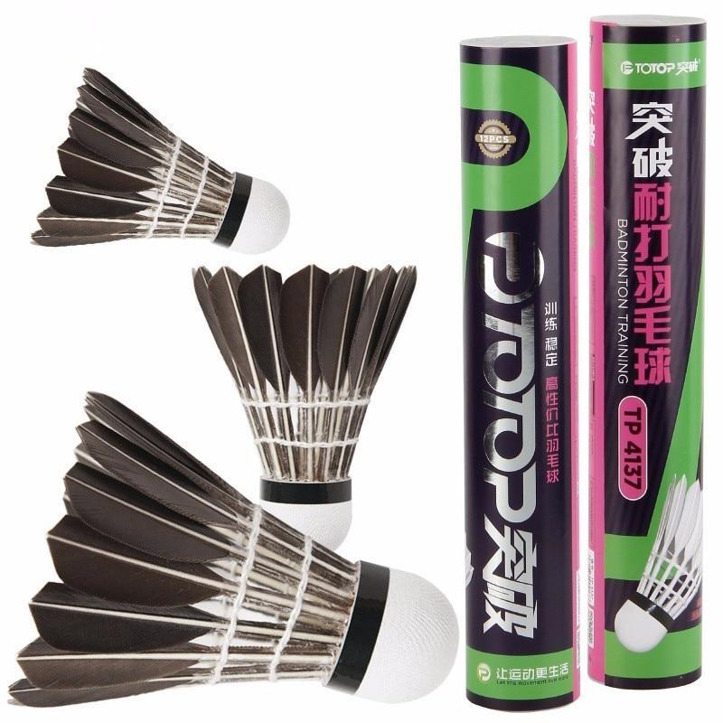12pcs Barrel Badminton Shuttlecock Durable Training Set