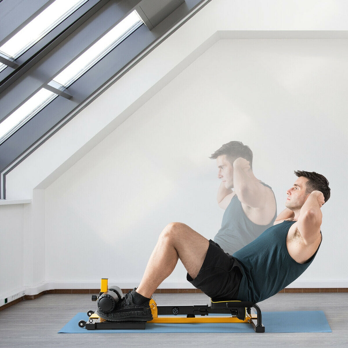 8-in-1 Multifunctional Home Gym Squat Trainer Equipment