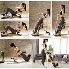 8-in-1 Multifunctional Home Gym Squat Trainer Equipment