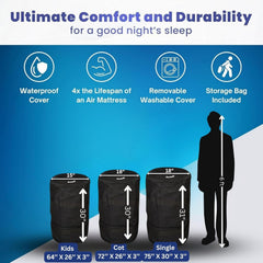 Matrix Air-Cell Memory Foam Camping Mattress Comfort