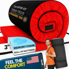 Matrix Air-Cell Memory Foam Camping Mattress Comfort