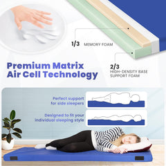 Matrix Air-Cell Memory Foam Camping Mattress Comfort