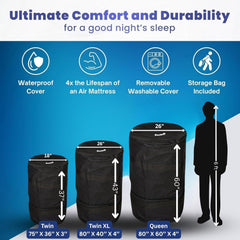 Matrix Air-Cell Memory Foam Camping Mattress Comfort