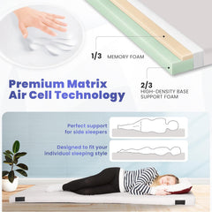 Matrix Air-Cell Memory Foam Camping Mattress Comfort