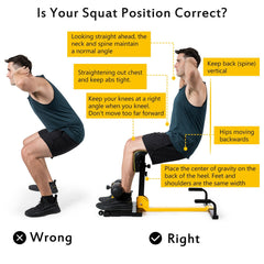 8-in-1 Multifunctional Home Gym Squat Trainer Equipment