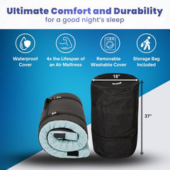 Matrix Air-Cell Memory Foam Camping Mattress Comfort