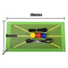 Golf Training Mat Swing Practice Directional Trace Pad