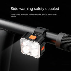 Bicycle LED Lights Front Rear Night Riding Safety