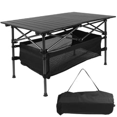 Portable Folding Aluminum Camping Table Carry Bag Outdoor