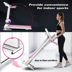 Foldable 2.5HP Electric Treadmill Home Running Machine