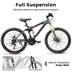 Ecarpat 26-Inch Mountain Bike Disc Brake