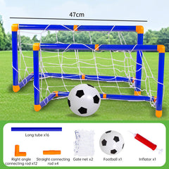 Mini Foldable Soccer Set Detachable Posts Kids Game