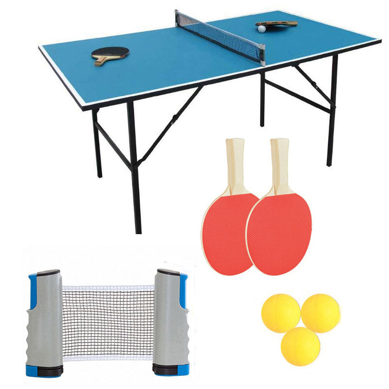 Portable Table Tennis Set Retractable Net Training