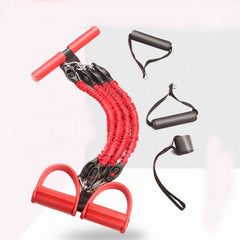 Multifunction Fitness Pedal Exerciser Resistance Rope Trainer