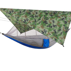 Double Camping Hammock Mosquito Net Rain Fly Tarp