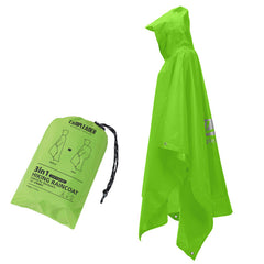 3-in-1 Waterproof Rain Poncho Outdoor Travel Gear