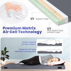 Matrix Air-Cell Memory Foam Camping Mattress Comfort