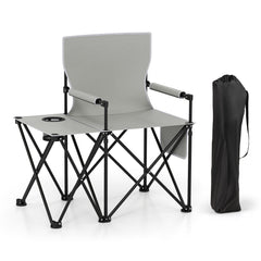 Oversized Camping Chair Side Table Storage Pockets