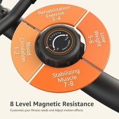 Recumbent Exercise Bike Indoor Magnetic Cycling Fitness Equipment
