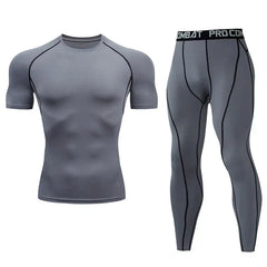 Men's Compression Fitness Gear Gym Training Apparel
