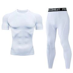 Men's Compression Fitness Gear Gym Training Apparel