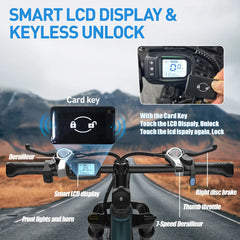 Adults Electric Mountain Bike 500W Motor 21-Speed