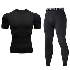 Men's Compression Fitness Gear Gym Training Apparel