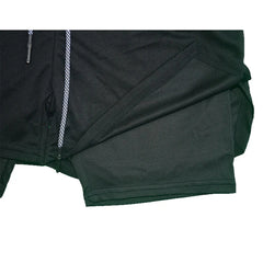Men's 2-in-1 Compression Running Shorts Phone Pocket