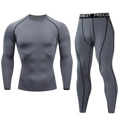 Men's Compression Fitness Gear Gym Training Apparel