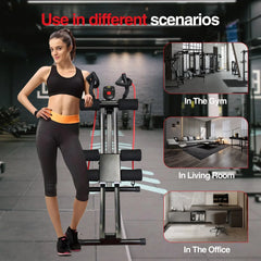 Foldable Ab Machine Core Workout Trainer