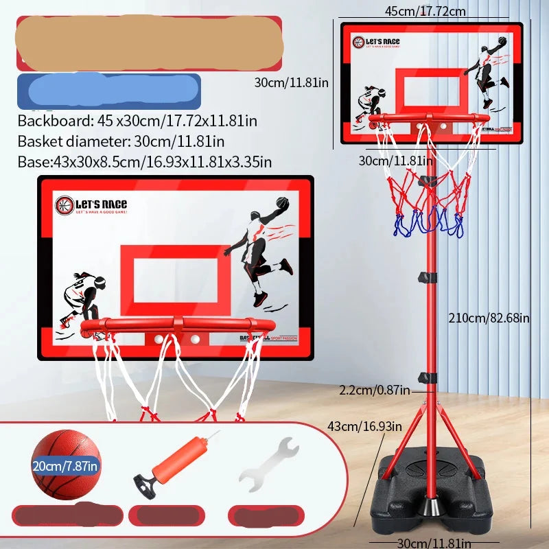 Space Saving Indoor Basketball Hoop Easy Installation
