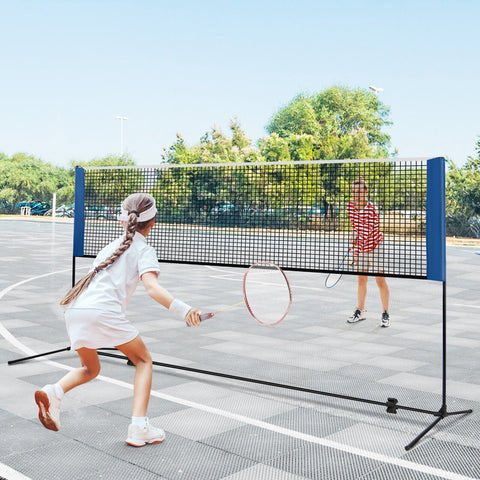 Adjustable Badminton Net Stand Portable Carry Bag