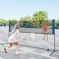Adjustable Badminton Net Stand Portable Carry Bag