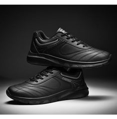 Men's White Leather Sneakers Warm Comfortable Sport Shoes
