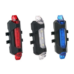 USB Rechargeable Bicycle LED Front Rear Safety Lights