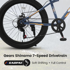 24-Inch Fat Tire Mountain Bike
