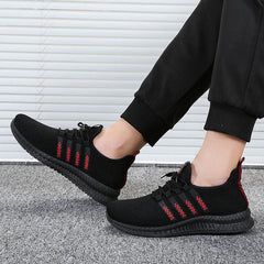 Men's Lightweight Breathable Running Shoes Slip-On Sneakers