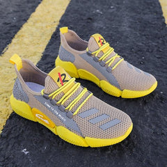 Men's Lightweight Breathable Running Shoes Slip-On Sneakers