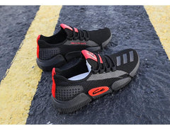 Men's Lightweight Breathable Running Shoes Slip-On Sneakers