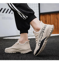 Men's Lightweight Breathable Running Shoes Slip-On Sneakers