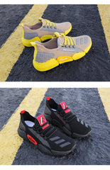 Men's Lightweight Breathable Running Shoes Slip-On Sneakers