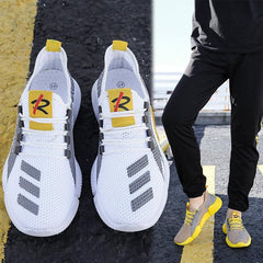Men's Lightweight Breathable Running Shoes Slip-On Sneakers