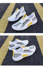 Men's Lightweight Breathable Running Shoes Slip-On Sneakers