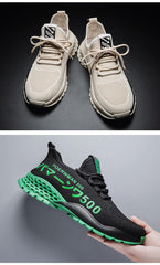 Men's Lightweight Breathable Running Shoes Slip-On Sneakers