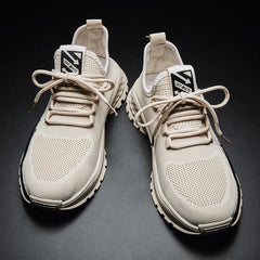 Men's Lightweight Breathable Running Shoes Slip-On Sneakers
